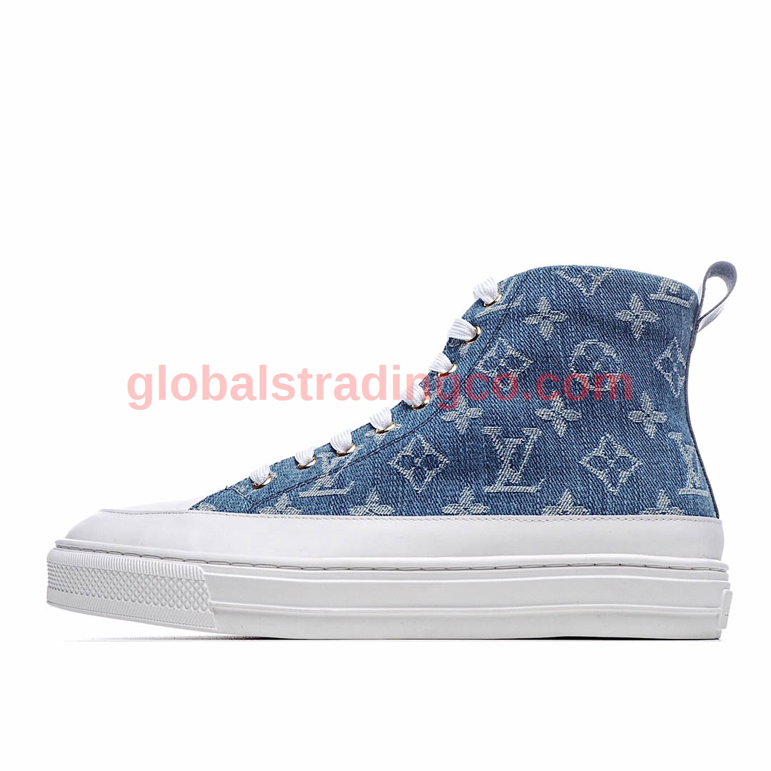 LV Stellar Sneaker Boot Casual White Board Shoes